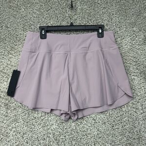 Greyson Phoenix Shorts Womens Medium Purple Lavender New With Tags Athletic Gym